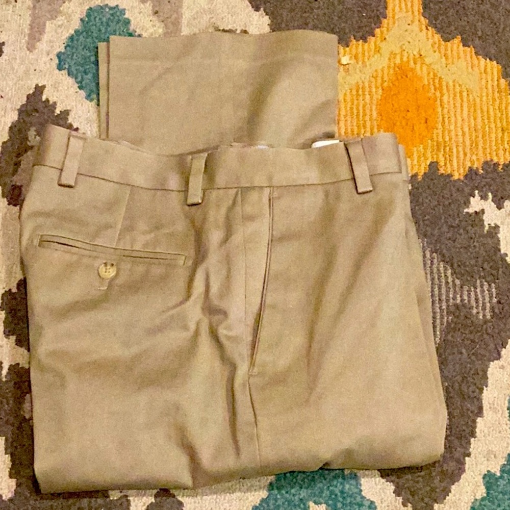 Kirkland Signature Tan Chinos Lightweight Cotton Blend